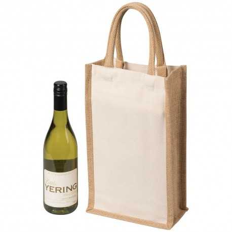 Wine Holders and Carriers  - Two Bottle Canvas Wine Carrier