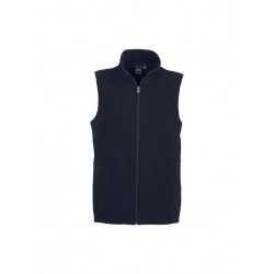 Vests  - Mens Plain Micro Fleece Vest