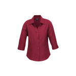 Ladies Corporate Shirts - Ladies Plain Oasis 3/4 Sleeve Shirt