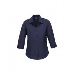Ladies Corporate Shirts  - Ladies Plain Oasis 3/4 Sleeve Shirt