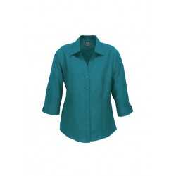 Ladies Corporate Shirts  - Ladies Plain Oasis 3/4 Sleeve Shirt
