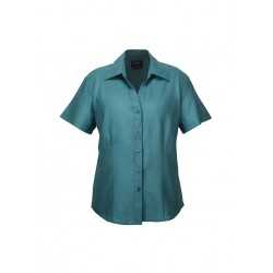 Ladies Corporate Shirts  - Ladies Plain Oasis Short Sleeve Shirt