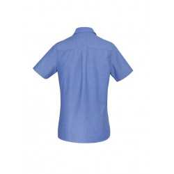Ladies Corporate Shirts  - Ladies Wrinkle Free Chambray Short Sleeve Shirt