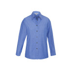 Ladies Corporate Shirts - Ladies Wrinkle Free Chambray Long Sleeve Shirt