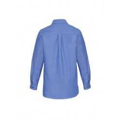 Ladies Corporate Shirts  - Ladies Wrinkle Free Chambray Long Sleeve Shirt