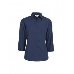 Ladies Corporate Shirts  - Ladies Micro Check 3/4 Sleeve Shirt