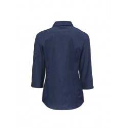 Ladies Corporate Shirts  - Ladies Micro Check 3/4 Sleeve Shirt