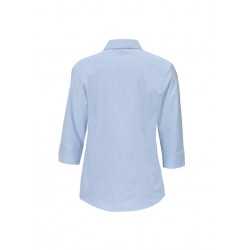 Ladies Corporate Shirts  - Ladies Micro Check 3/4 Sleeve Shirt