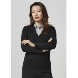 Pullovers & Vests  - Ladies V-Neck Pullover