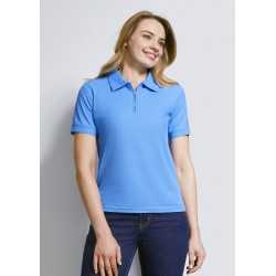 Ladies Promotional Polo Shirts  - Ladies Micro Waffle Polo Shirt