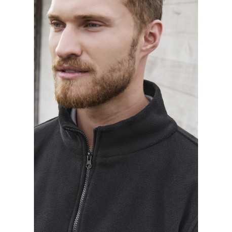 Fleece Tops  - Mens Plain Micro Fleece Jacket