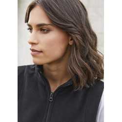 Fleece Tops  - Ladies Plain Micro Fleece Vest