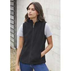 Fleece Tops  - Ladies Plain Micro Fleece Vest