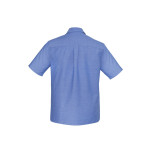 Men&#039;s Corporate Shirts - Mens Wrinkle Free Chambray Short Sleeve Shirt