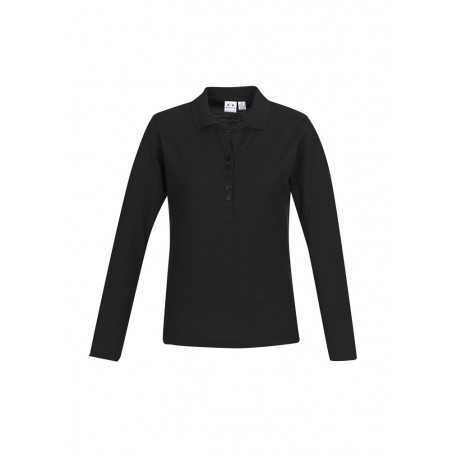 Ladies Promotional Polo Shirts  - Ladies Crew L/S Polo Shirt