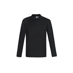 Men's Promotional Polo Shirts  - Mens Crew L/S Polo Shirt