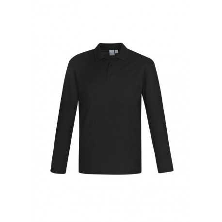 Men's Promotional Polo Shirts  - Mens Crew L/S Polo Shirt
