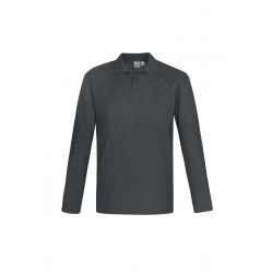 Men's Promotional Polo Shirts  - Mens Crew L/S Polo Shirt