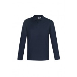 Men's Promotional Polo Shirts  - Mens Crew L/S Polo Shirt