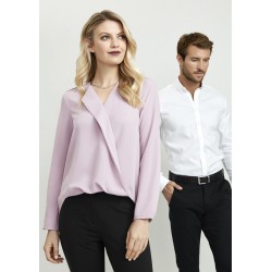 Ladies Corporate Shirts  - Ladies Lily Hi-Lo Blouse
