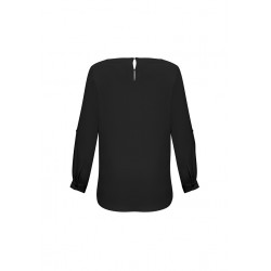 Ladies Corporate Shirts  - Ladies Madison Boatneck Blouse