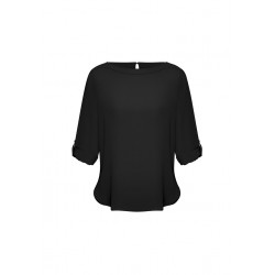 Ladies Corporate Shirts  - Ladies Madison Boatneck Blouse