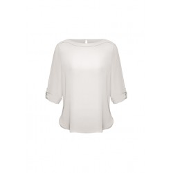 Ladies Corporate Shirts  - Ladies Madison Boatneck Blouse