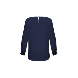 Ladies Corporate Shirts  - Ladies Madison Boatneck Blouse