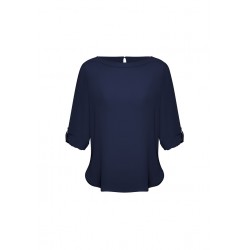 Ladies Corporate Shirts  - Ladies Madison Boatneck Blouse