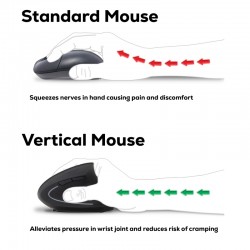 Computer Mice - Warren Vertical Wireless Mouse