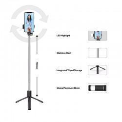Phone Accessories  - Reunion LED Selfie Stand (96)