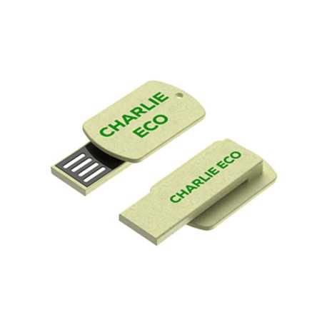Flash Drives  - Charlie Eco Clip Flash Drive 4GB - 64GB (USB 2.0)