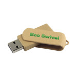 Flash Drives  - Eco Swivel Flash Drive 8GB - 64GB (USB3.0)