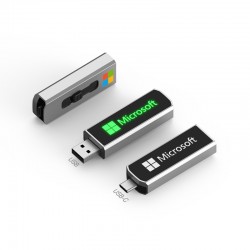 Flash Drives  - Clyde LED Type-C Flash Drive 8GB - 64GB (USB2.0)
