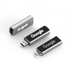 Flash Drives  - Clyde LED Type-C Flash Drive 8GB - 64GB (USB2.0)
