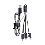 USB Hubs &amp; Cables - Parma 3n1 Light Up Charge Cable - 15 cm