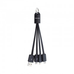 USB Hubs & Cables  - Parma 3n1 Light Up Charge Cable - 100 cm