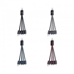 USB Hubs & Cables  - Parma 3n1 Light Up Charge Cable - 100 cm