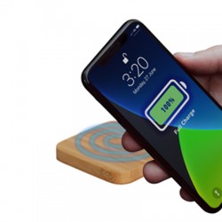 Phone & Tablet Chargers  - Riley Magnetic Bamboo Charger