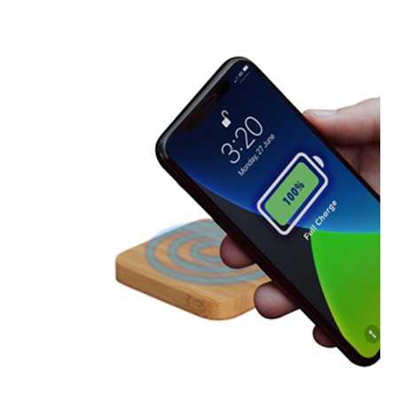 Phone & Tablet Chargers  - Riley Magnetic Bamboo Charger