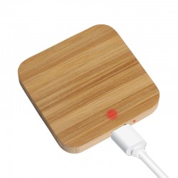 Phone & Tablet Chargers  - Riley Magnetic Bamboo Charger