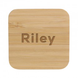 Phone & Tablet Chargers  - Riley Magnetic Bamboo Charger