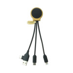 USB Hubs &amp; Cables - Sabre LED Charge Cable