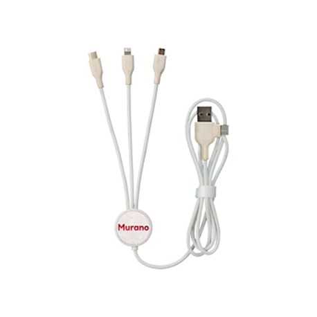 Phone & Tablet Chargers  - Murano Charge Cable - Bamboo