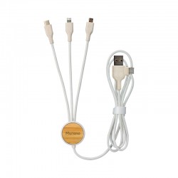 Phone & Tablet Chargers  - Murano Charge Cable - Bamboo