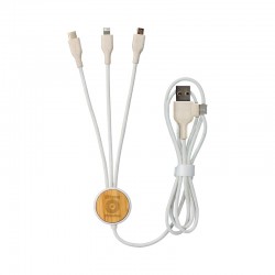 Phone & Tablet Chargers  - Murano Charge Cable - Bamboo