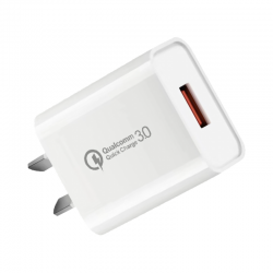 Phone & Tablet Chargers  - Timms Fast USB Wall Charger (QC3.0, 18 Watt)