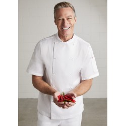 Hospitality & Medical  - Mens Zest S/S Chef Jacket