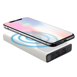 Power Banks  - Boston Quick Charge Wireless Power Bank - 10,000 mAh