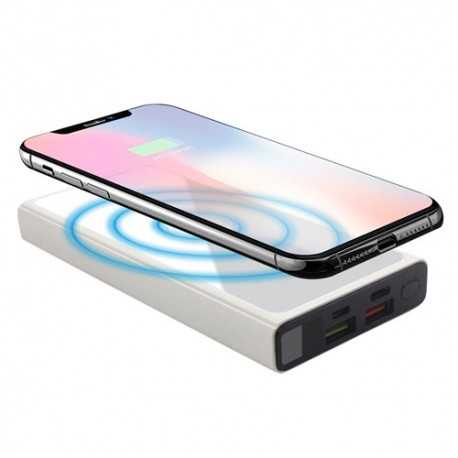 Power Banks  - Boston Quick Charge Wireless Power Bank - 10,000 mAh